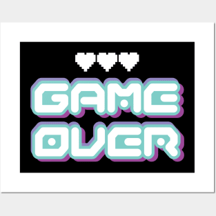 GAME OVER Posters and Art